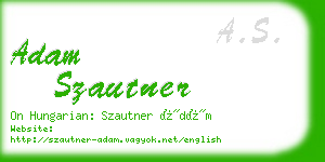 adam szautner business card